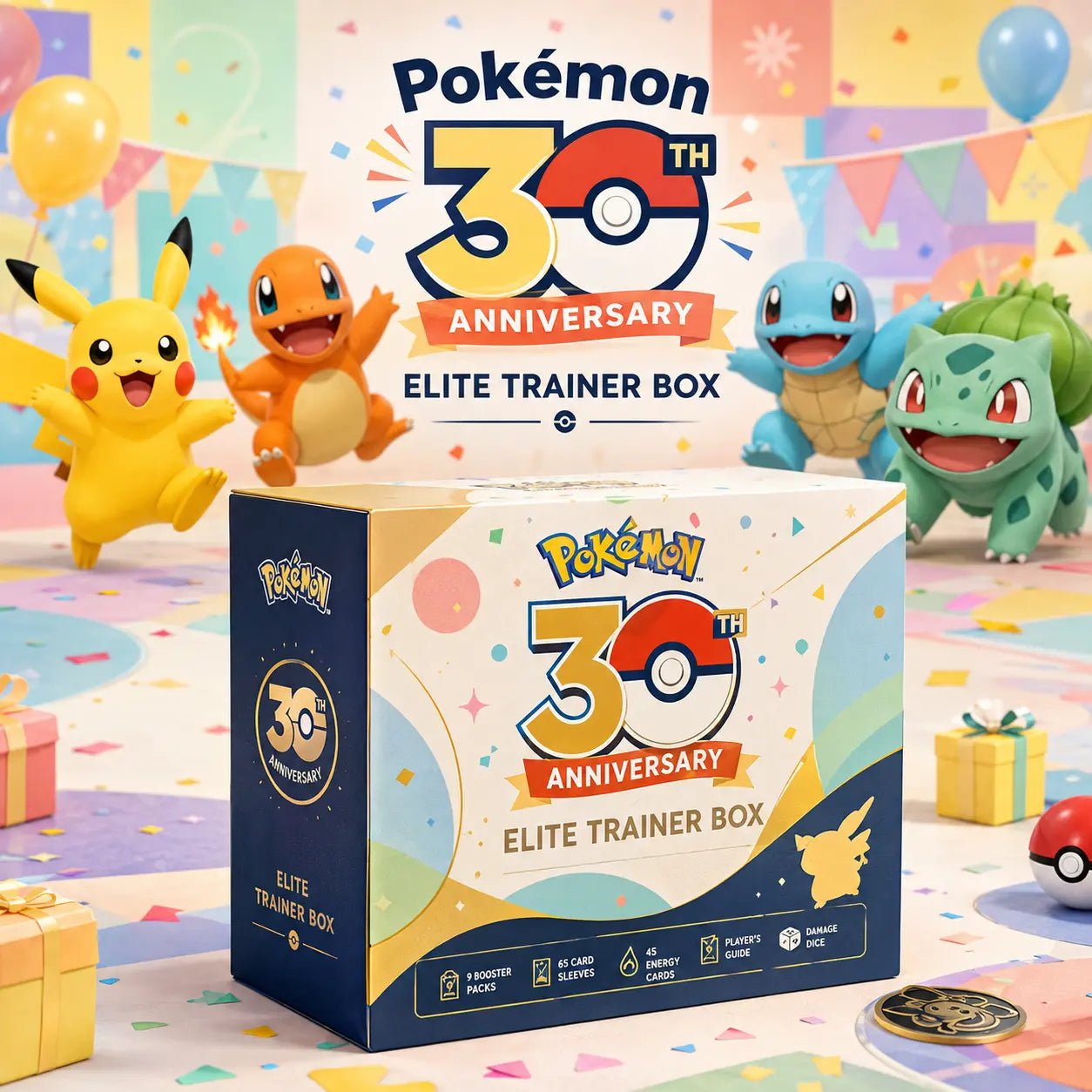 Pokémon - 30th Anniversary - Elite Trainer Box - Preorder (Wave 2