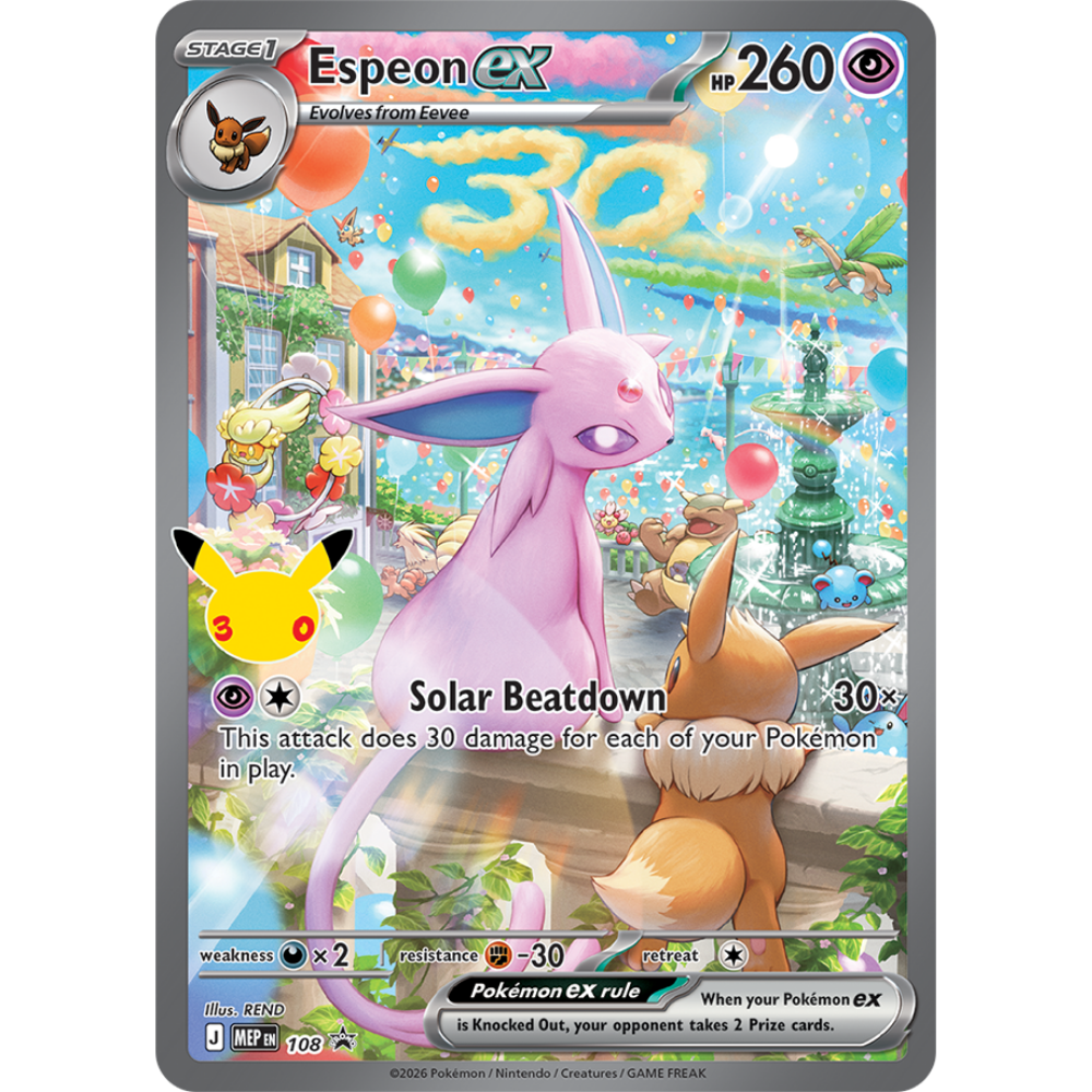 Pokémon 30th Celebrations Espeon Day