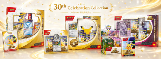 Pokemon 30th Celebrations Product Line Up