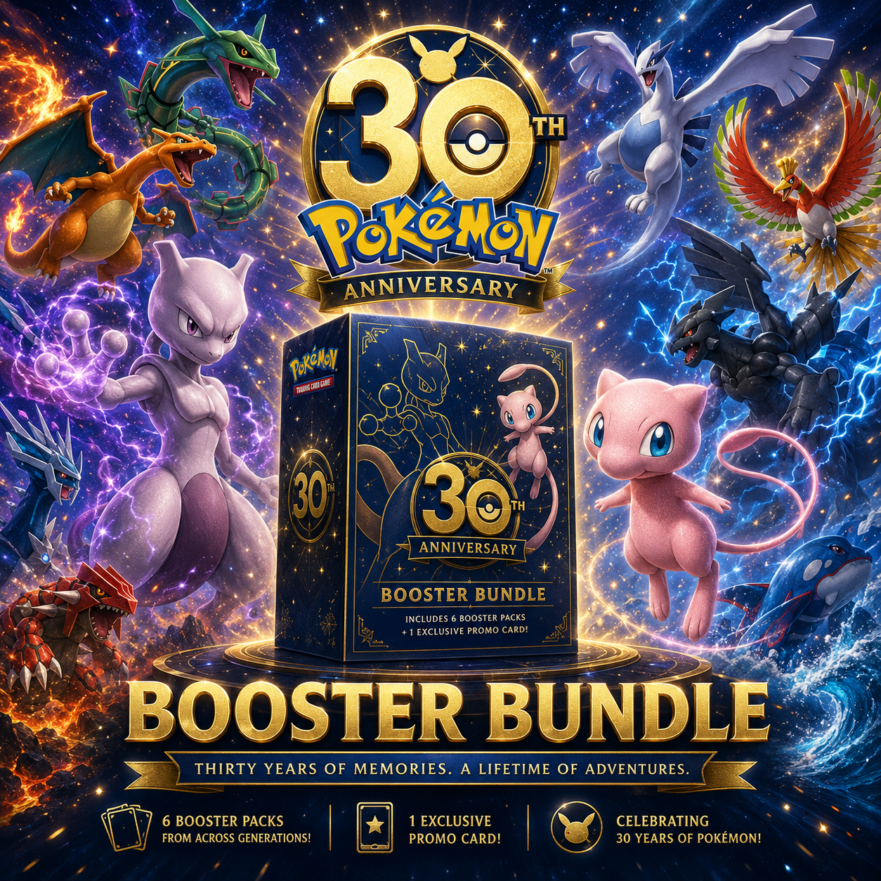 Pokémon - 30th Anniversary  - Booster Bundle (Preorder)