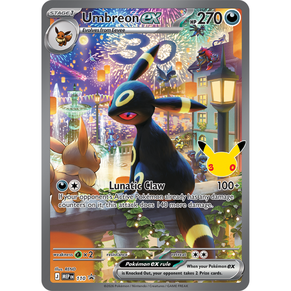 Pokémon 30th Celebrations Umbreon Night