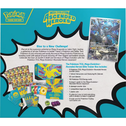 Pokémon - Mega Evolution - Ascended Heroes - Elite Trainer Box - Sealed Case